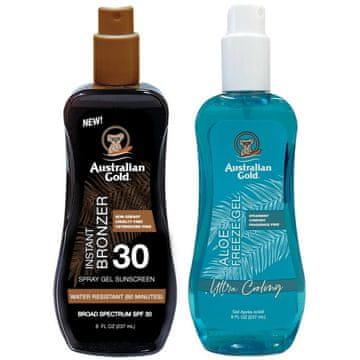 Australian Gold Avstralski zlati bronzer v spreju SPF30 + zamrznitev aloe