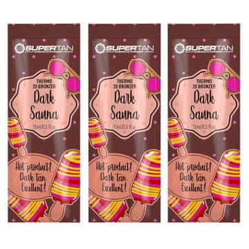shumee Losjon za zaščito pred soncem Supertan Dark Sauna Tingle 3x15 ml