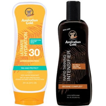 shumee Avstralski zlati balzam SPF30 + ojačevalec hitre porjavitve