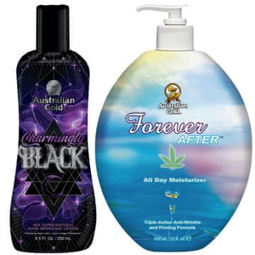 shumee Australian Gold Charmingly Black + Forever After po sončenju