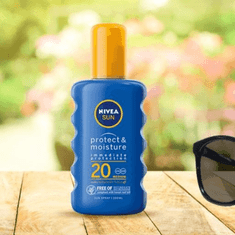 shumee Nivea Protect & Moisture sprej za zaščito pred soncem SPF20