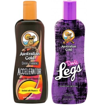 shumee Australian Gold Accelerator 250 ml + Dark Legs For Legs
