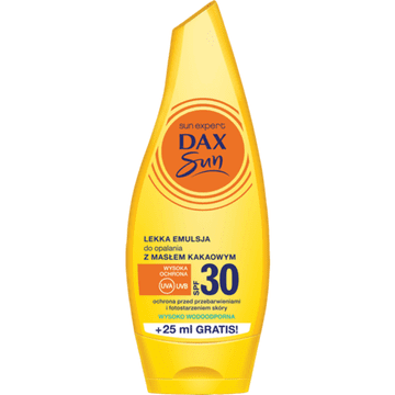 shumee Dax zaščitna emulzija za sončenje s kakavovim maslom in arganovim oljem SPF30