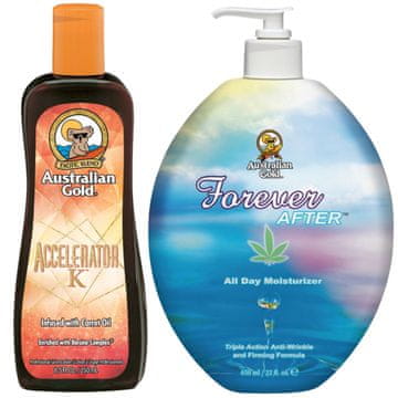 shumee Australian Gold Accelerator K + Forever After po sončenju