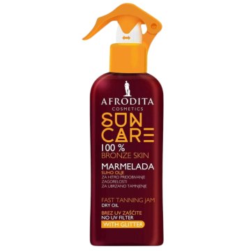 shumee Afrodita Sun Care Bronze Skin suho olje v spreju