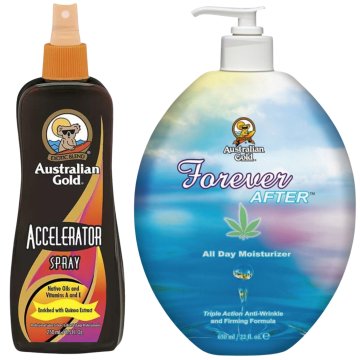 shumee Australian Gold Accelerator Spray + Forever After Sun
