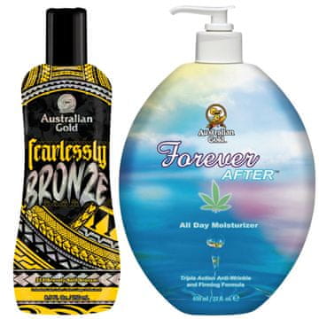 shumee Avstralsko zlato Fearlessly Bronze + Forever After po sončenju