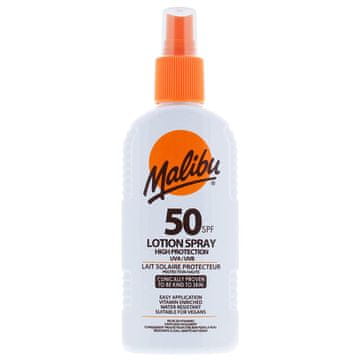 shumee Malibu Sun Lotion sprej SPF50 Vodoodporno pršilo 200 ml