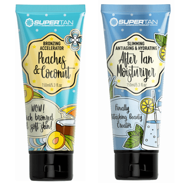 shumee SuperTan Peaches Coconut Cream + After Tan Free