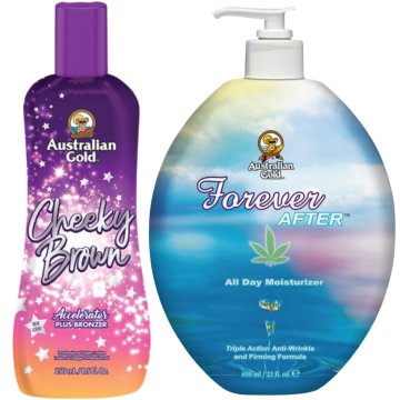 shumee Australian Gold Cheeky Brown + Forever After po sončenju