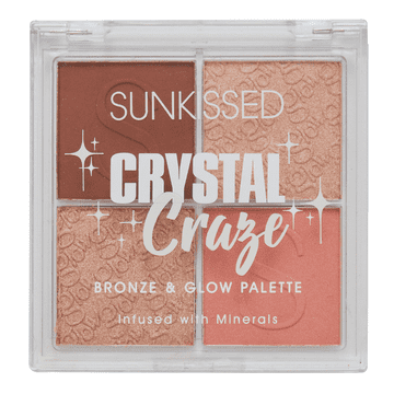 shumee Sunkissed Crystal Craze Bronze & Glow paleta za obraz