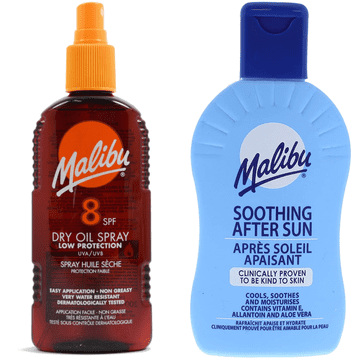 shumee Malibu SPF8 olje za porjavitev 200 ml + balzam za po sončenju 200 ml