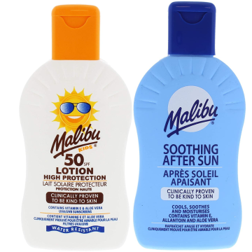 shumee Malibu otroški zaščitni balzam SPF50 200 ml + balzam po sončenju 200 ml