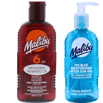 shumee Malibu olje za porjavitev SPF6 200 ml + gel za po sončenju 200 ml