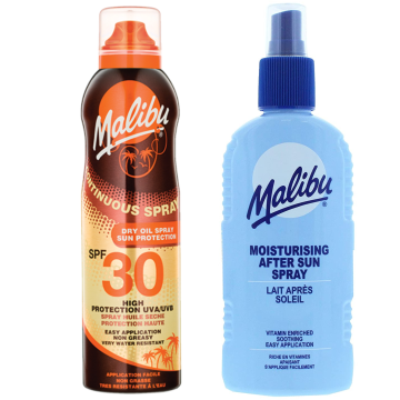 shumee Malibu SPF30 zaščitni balzam 175 ml + balzam v spreju po sončenju 200 ml