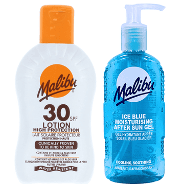 shumee Vodoodporen balzam Malibu SPF30 200 ml + gel po sončenju 200 ml