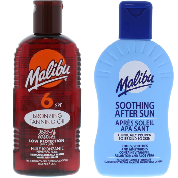 shumee Malibu SPF6 olje za porjavitev 200 ml + balzam za po sončenju 200 ml