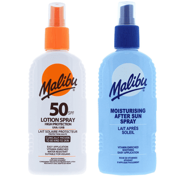 shumee Malibu SPF50 vodoodporen sprej 200 ml + balzam za po sončenju 200 ml
