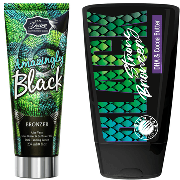 shumee Tan Desire Amazingly Black + Wild Tan Black Strong Free