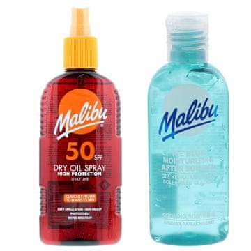 shumee Malibu SPF50 olje za porjavitev 200 ml + gel za po sončenju 100 ml