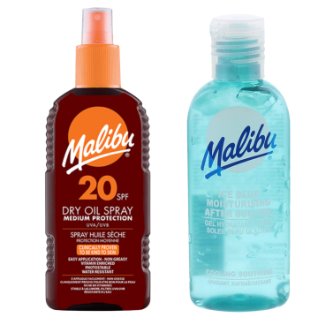 shumee Malibu SPF20 olje za porjavitev 200 ml + gel za po sončenju 100 ml