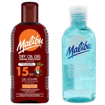 shumee Malibu suhi oljni gel SPF15 200 ml + gel za po sončenju 100 ml
