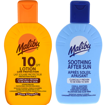shumee Malibu SPF10 zaščitni balzam 200 ml + balzam po sončenju 200 ml