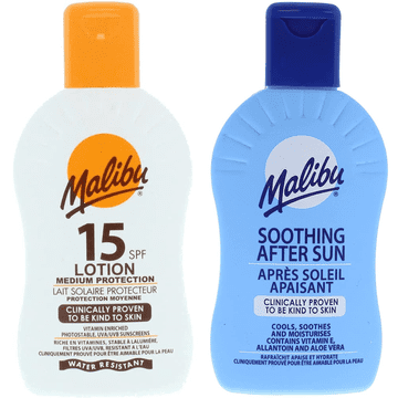 shumee Vodoodporen balzam Malibu SPF15 200 ml + balzam po sončenju 200 ml