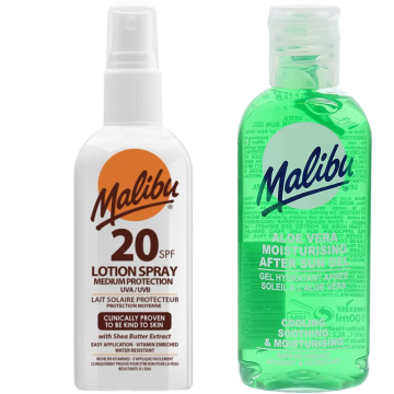 shumee Malibu Waterproof Spray SPF20 100 ml + Aloe After Sun 100 ml