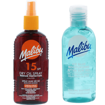 shumee Malibu SPF15 olje za porjavitev 200 ml + gel za po sončenju 100 ml