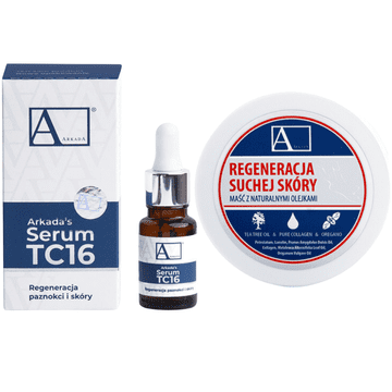 shumee Arkada kolagenski serum TC16 + mazilo za razpokano kožo