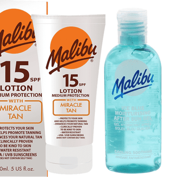 shumee Malibu Miracle Tan SPF15 Medium + gel za po sončenju 100 ml