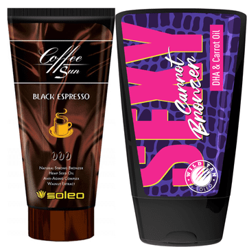 shumee Soleo Coffee Sun Black Espresso + Wild Tan Sexy Carrot Brez