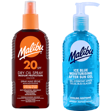 shumee Malibu olje za porjavitev SPF20 200 ml + gel za po sončenju 200 ml