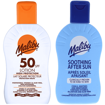 shumee Vodoodporen balzam Malibu SPF50 200 ml + balzam po sončenju 200 ml
