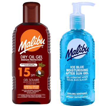 shumee Malibu suhi oljni gel SPF15 200 ml + gel za po sončenju 200 ml