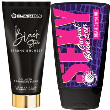 shumee Supertan Black Star + Wild Tan Sexy Carrot Brez