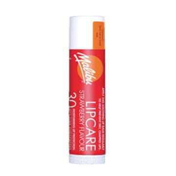 shumee Malibu Lip Care šminka z okusom jagode SPF30