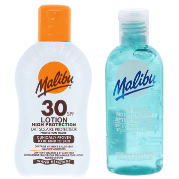 shumee Vodoodporen balzam Malibu SPF30 200 ml + gel za po sončenju 100 ml