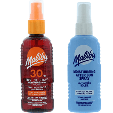 shumee Malibu SPF30 olje za porjavitev 100 ml + sprej za po sončenju 100 ml