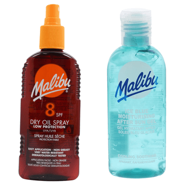 shumee Malibu SPF8 olje za porjavitev 200 ml + gel za po sončenju 100 ml