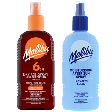 shumee Malibu SPF6 olje za porjavitev v spreju 200 ml + balzam v spreju po sončenju 200 ml