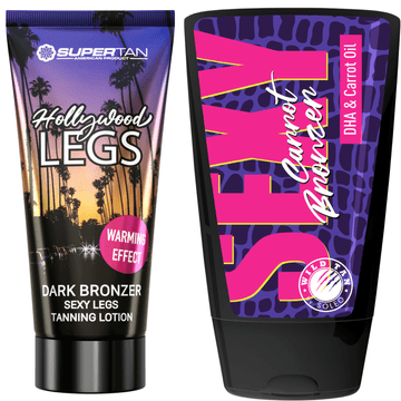 shumee Supertan California Hollywood Legs + Wild Tan Sexy Carrot Brez