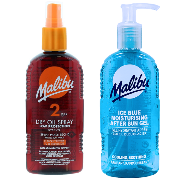 shumee Malibu olje za porjavitev SPF2 200 ml + gel za po sončenju 200 ml