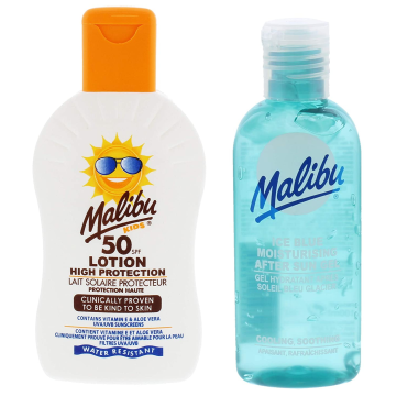 shumee Malibu Kids otroški balzam SPF50 200 ml + gel za po sončenju 100 ml