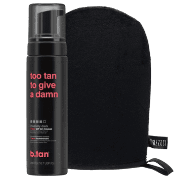 shumee b.tan Too Tan To Give A Damn Foam + Glove