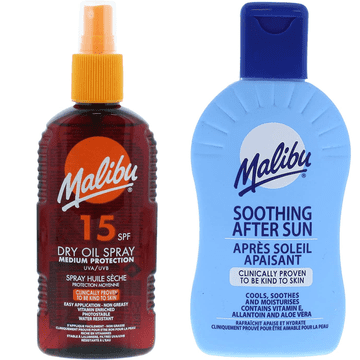 shumee Malibu SPF15 olje za porjavitev 200 ml + balzam za po sončenju 200 ml