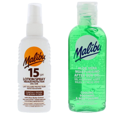 shumee Malibu Waterproof Spray SPF15 100 ml + Aloe After Sun 100 ml
