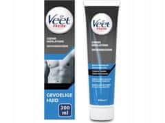 Veet Krema za odstranjevanje dlak Veet Men Sensitive Skin 200 ml x 2 kos
