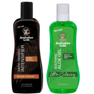 shumee Australian Gold Rapid Tanning Intensifier + Aloe After Sun